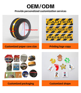 Bande de sécurité antidérapante blanche imperméable avertissant la poignée antidérapante de planche à roulettes bande antidérapante en PVC acrylique sensible à la pression - Product Image 6