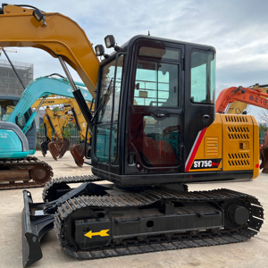 รถขุดมือสอง SANY SY75CPRO ราคาถูก ประสิทธิภาพเยี่ยม รถขุดมือสอง SANY ขาย - Product Image 1