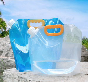 Contenitore d'Acqua Pieghevole Coolwin in PET da 5L con Rubinetto, Maniglia e Coperchio Ermetico per Escursioni, Picnic e Uso Domestico - Product Image 2