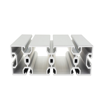 Profilé d'extrusion en aluminium à rainure en T 50200mm, norme européenne, robuste, série industrielle 6000, en alliage 6063-T5, pour assemblage de châssis de machine