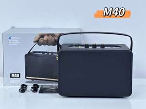 Altavoz Bluetooth inalámbrico retro <span class=keywords><strong>M40</strong></span>, altavoz portátil para exteriores con 3-5 horas de reproducción, sonido de alta fidelidad - Product Image 3