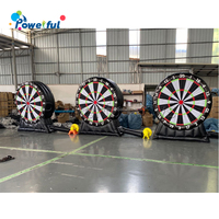 Carnaval Sport Jeux Grand Football Fléchettes Gonflable Football Fléchettes Cible pour Enfants Adultes
