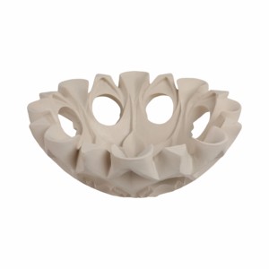 Ciotola Decorativa Intagliata per Centrotavola, Ciotola Unica per Tavolo, Portaoggetti per Chiavi o Caramelle - Product Image 3