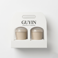 Support de tasse en papier personnalisé pour boissons à emporter, café, thé, fleurs, snacks, biscuits, pâtisseries, avec insert de plateau