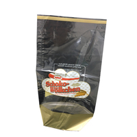 Sac en cellophane transparent OPP thermoscellable à fond carré pour cadeaux de Noël imprimés, bonbons et aliments, jetable
