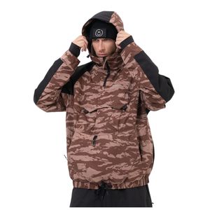 Chaqueta de Snowboard para Hombre, Estilo Montaña, con Bolsillos Cargo, Impermeable, Resistente al Viento, para Invierno - Product Image 6