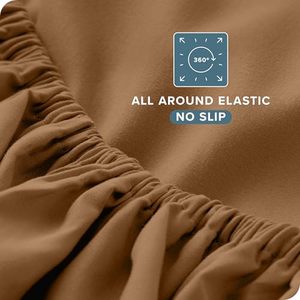 Matelas de haute qualité, respirants et rafraîchissants, de 6 à 15 pouces, résistants à la décoloration et aux plis, ensemble de draps en microfibre - Product Image 5