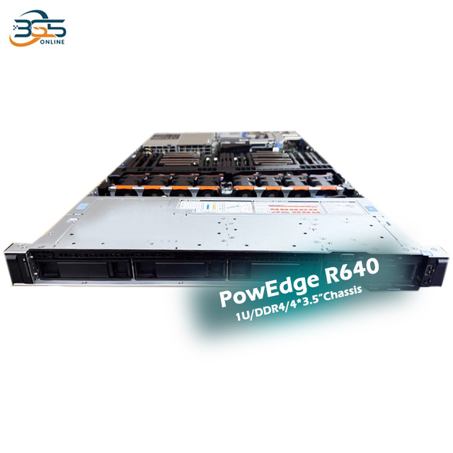 Brand New/Used/Refurbish Dells EMC PowerEdge R640 1U Rack Server with Xeon 6240R Processor/64G RAM/1-Year Warranty
