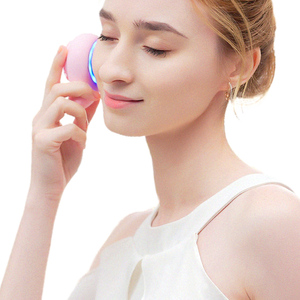 Bestseller Warm Kompres Gezichtsreinigingsborstel Sonische Trillingen Gezichtsverzorging Scrubber Borstel Gezicht Ipx6 Waterdichte Lichttherapie