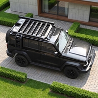 Porte-bagages de toit universel Nuoyisen en alliage d'aluminium robuste avec déflecteur de vent pour Jeep SUV 4x4, capacité supérieure à 100 kg