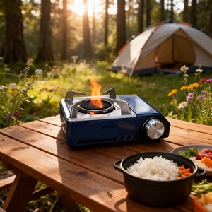 Réchaud <span class=keywords><strong>de</strong></span> <span class=keywords><strong>camping</strong></span> compact <span class=keywords><strong>pour</strong></span> <span class=keywords><strong>camping</strong></span>-<span class=keywords><strong>car</strong></span>, caravane, fourgon aménagé, <span class=keywords><strong>cuisine</strong></span>, solution <span class=keywords><strong>de</strong></span> cuisson compacte <span class=keywords><strong>pour</strong></span> l'espace restreint - Product Image 5