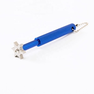 Cuchillo de Limpieza de Golf de Acero Inoxidable de Alta Calidad con 6 Puntas para Afilar Ranuras de Hierros y Wedges Deportivos - Product Image 4