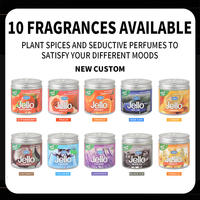 Jello Nature - Huile essentielle - Gel parfumé pour voiture - Désodorisant - Flacon avec parfums de rose, lavande, cologne, jasmin - Fabriqué en Malaisie