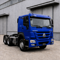 Camion tracteur Sino Truck Howo 6x4 371 375HP Sinotruk Prime Mover 50 tonnes pour le transport de conteneurs