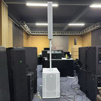 EVOX 12 haut-parleurs de colonne actifs système de son alimenté par haut-parleur blanc équipement audio professionnel à déplacement facile pour l'église