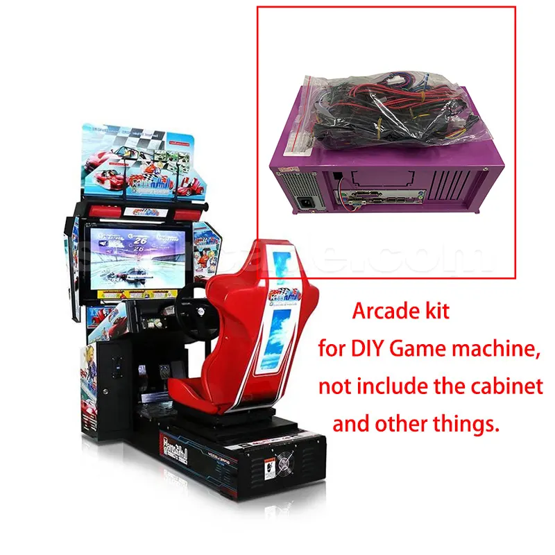 Equipo de Arcade operado por monedas para interior, Outrun FF, Super Racing simulador, juego de carreras, piezas de repuesto, consola de juegos