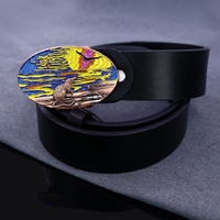 Diseñadores de moda occidental Hebillas de cinturón personalizadas Cabeza De León Hebilla de cabeza de toro en latón antiguo Hebilla de cinturón de acero inoxidable