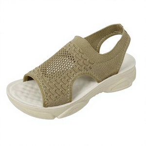 Sandales à semelles souples avec strass, tendance, pour la plage et les vacances - Product Image 4