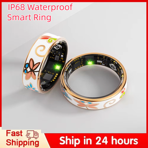 Anillo Inteligente con Esmaltes de Colores para Mujer, Anillo de Dedo Inteligente de Acero Inoxidable, Resistente al Agua IP68, Monitor de Actividad Física - Product Image 5