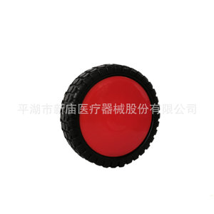 Rueda giratoria Xinmiao de 5 pulgadas, tipo fijo, rueda individual, accesorio de hardware negro para equipo médico - Product Image 5
