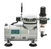 Fabricante profesional Compresor de energía de CA portátil Compresor de aerógrafo de pistón sin aceite