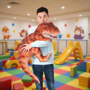 หุ่นไดโนเสาร์มือคุณภาพสูงแบบกำหนดเองสำหรับเด็ก ใช้ได้ทั้งในร่ม/กลางแจ้ง เหมาะสำหรับห้างสรรพสินค้าและสวนสนุก - Product Image 1