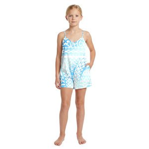 Combinaisons pour enfants personnalisées Cozy Polynesia, style Samoan Pua Kenikeni, combinaisons pour filles, combinaisons décontractées de haute qualité, shorts de plage hawaïens - Product Image 4