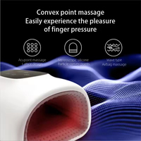 Appareil de massage des mains à compression d'air avec masseur électrique chauffant pour les doigts et les paumes, adapté aux mains arthritiques.