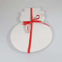 Assiette à dîner en marbre COSEN Luxury Modern Snowman, planche à découper pour fromage, couleur bois naturel, origine Jiangxi, durable, multifonctionnelle