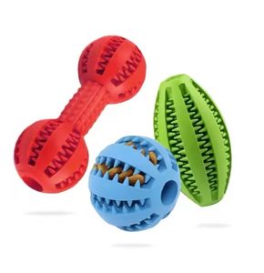 Fabrika doğrudan toptancı diş bakımı diş temizleme dayanıklı doğal kauçuk Pet çiğnemek topu kauçuk köpek oyuncak - Product Image 1