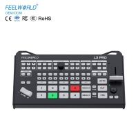 FEELWORLD L3 PRO Commutateur vidéo HDMI 3G SDI 4K Mixeur vidéo multi-caméras avec contrôle PTZ et streaming UVC