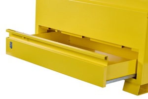 Heavy Duty <span class=keywords><strong>Yellow</strong></span> Steel Jobsite <span class=keywords><strong>Toolbox</strong></span> Gabinetes de herramientas Premium para sitios de trabajo - Product Image 4
