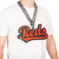 Collier chaîne personnalisé OEM en mousse EVA 3D avec logo, en acrylique et plastique, surdimensionné, pour événements sportifs, portable, décoration pour événements sportifs