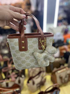 Factory Wholesale Women's Lady Fashion <b>Crossbody</b> Handbags Two Straps Zipper Closure <b>Waterproof</b> Bucket <b>Bags</b> - Product Image 4