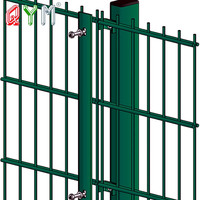 Panneaux de clôture 2d 656 Clôture en fil métallique double maille 868 Clôture en fil métallique ornemental double