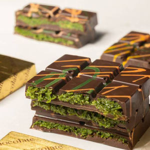 Fabricante Profesional de Chocolate OEM en Dubái, Barra de Chocolate con Pistacho, Ofrece Dulces con Sabores Personalizados para Compradores Globales - Product Image 2