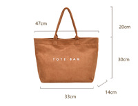 Sac fourre-tout zippé élégant et simple de style européen et américain pour femme, grande capacité, vintage, transfrontalier