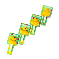 Vente en gros OEM, bonbons gélifiés halal de haute qualité en forme de canard 3D, saveur fruitée, riches en vitamine C