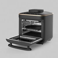 Frap — 15l, contrôle de la température réglable, contrôle de la minuterie, Combo, nouveau Design, haut de gamme avec panier amovible, friteuse à vapeur, 1600W