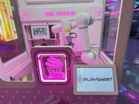 Distributeur automatique de crème glacée, machine à desserts glacés intelligente avec écran tactile pour centre commercial, parc d'attractions