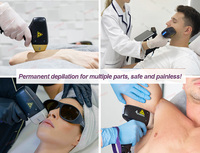 Épilation Rapide, Indolore et Permanente : Machine Laser Diode de Beauté 755 808 1064, Équipement Laser à Diode de 1800W pour Épilation Glacée