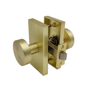 Poignées de <span class=keywords><strong>porte</strong></span> en alliage de zinc Poignée de <span class=keywords><strong>porte</strong></span> moderne pour placard Hall avec rosette Rectangle - Product Image 4