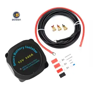 Bộ Cách Ly Pin Kép Thông Minh 12V 140 Amp Rơ Le Nhạy Cảm Điện Áp Pro Cho ATV UTV 4WD Rzr Bộ Cách Ly VSR Xe Hơi Hàng Hải