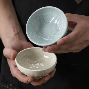 Miniatures en céramique de qualité supérieure, artisanat créatif exquis, vaisselle en <span class=keywords><strong>porcelaine</strong></span> émaillée de style ancien - Product Image 2