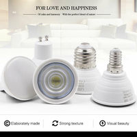 Foco LED E27 E14 GU10 MR16 6W, Bombilla de Luz Puntual, Lámpara de CA 220V, Ángulo de Haz de 24 Grados, Iluminación Interior Decorativa