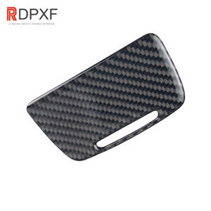 Convient pour BMW Série 5 F10 2011, autocollant de cendrier intérieur de voiture, autocollant décoratif en Fiber de carbone à colle goutte - Product Image 5