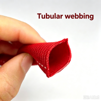 Sangle tubulaire haute résistance personnalisable en polyester creux pour accessoires de mobilier d'extérieur