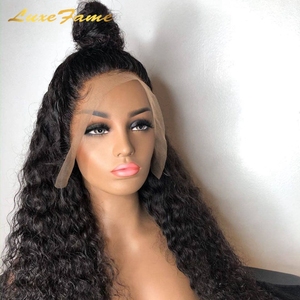 Parrucca Frontale in Pizzo HD Svizzero per Donne di Colore, <span class=keywords><strong>Capelli</strong></span> Ricci con Pizzo Frontale in <span class=keywords><strong>Capelli</strong></span> Vergini Grezzi - Product Image 1