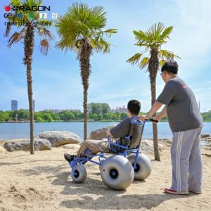 كرسي متحرك للشاطئ عالي الجودة مع منطاد للبالغين - Product Image 1