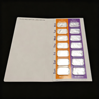 Kit de Inicio de Blíster para Medicamentos, 7 Días, 2 Dosis Diarias, Material PET Desechable, Personalizable, Clase I
